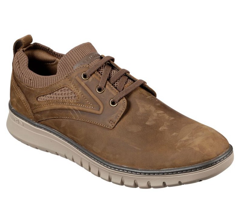 Skechers Herr Bruna Snörskor - Neo Casual - Lido - Sverige (AGSRW-5928)